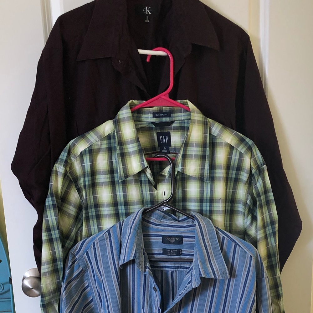 3 Men’s Long Sleeve Shirts